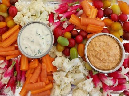 Apéritif broche Passion - légumes frais de saison